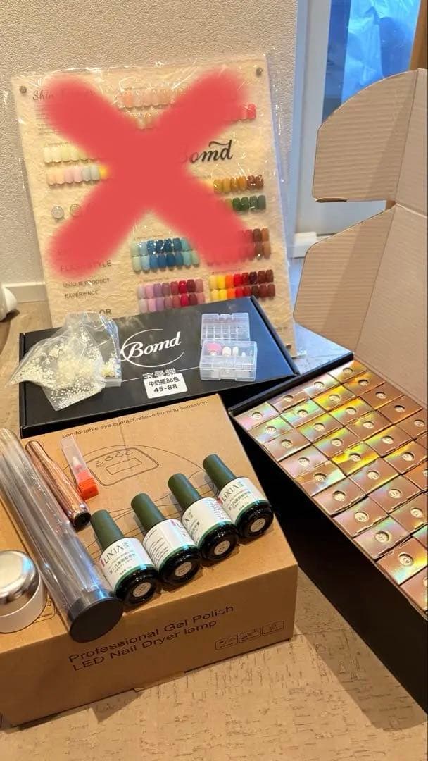 ネイル８８色！ネイルサロン開業セット