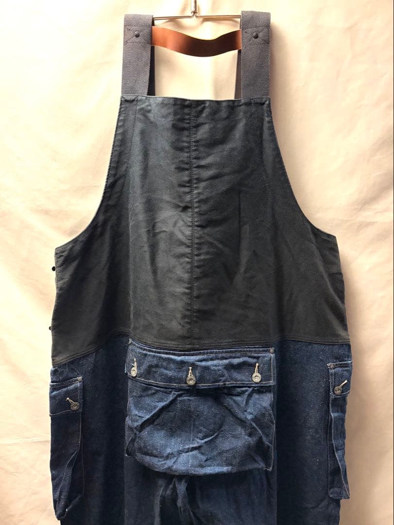 キ*ラ様 LYBRO ネイバルダンガリー（Dark Navy）56（XXXL）古