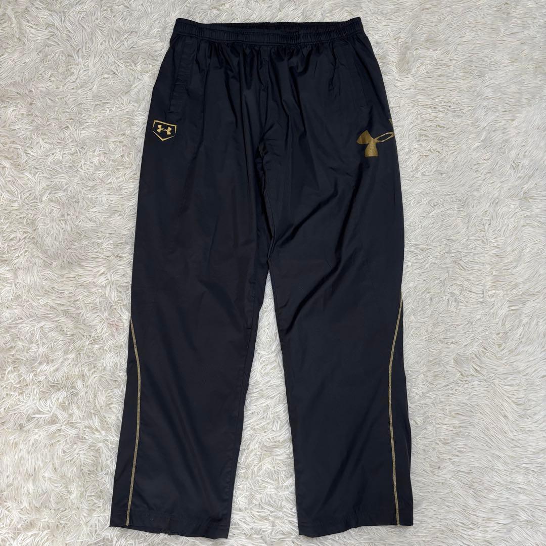 ✨️極美品 アンダーアーマー ランニングウェア 大きいサイズ XXL 黒 金