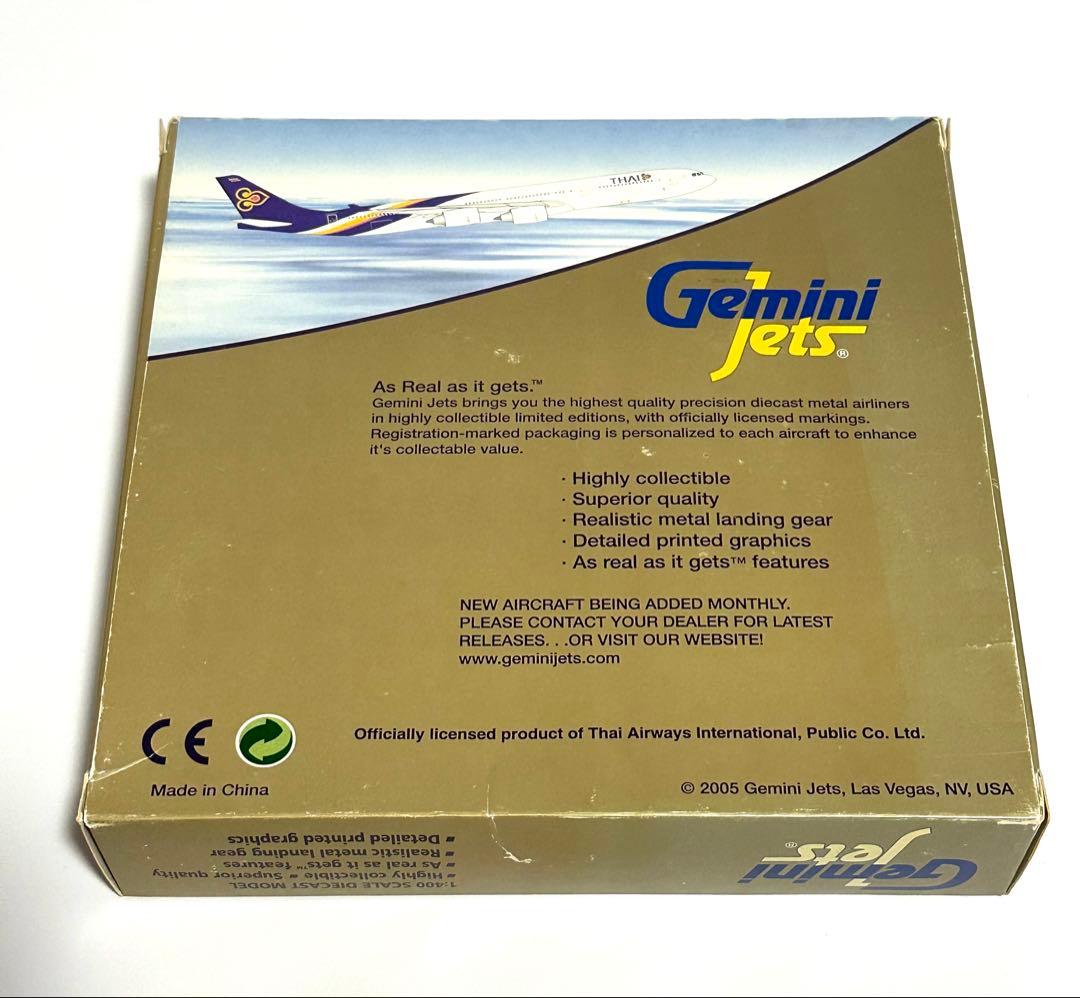 Gemini 1/400 B747-400 THAI タイ航空