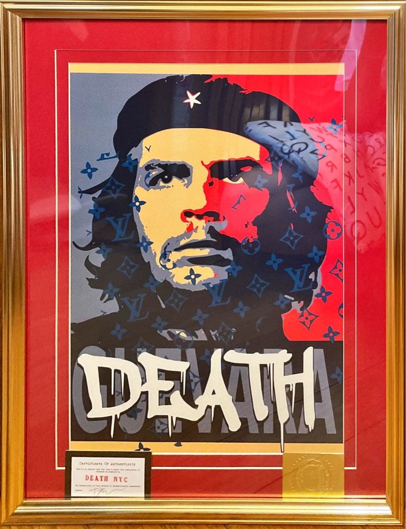 額込 世界限定100枚DEATH NYC アートポスター 現代アート 1