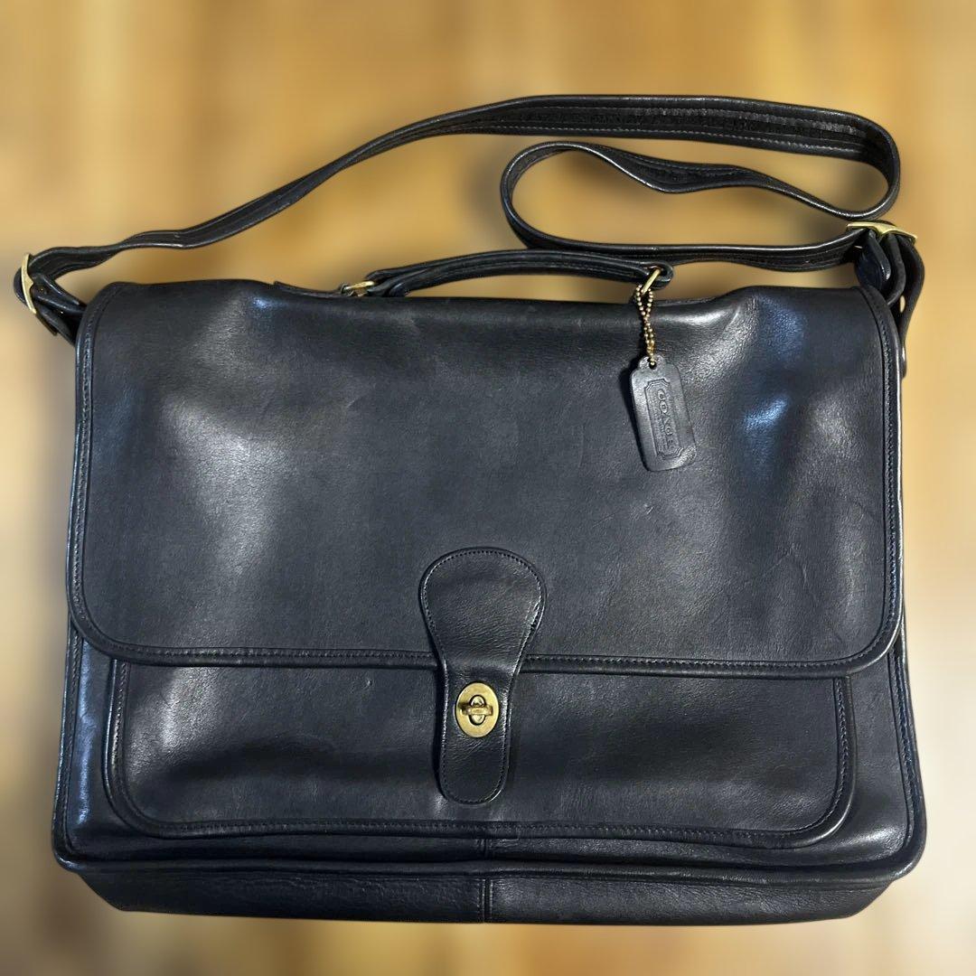 OLDコーチ　COACH ターンロックブリーフケース　ブラック