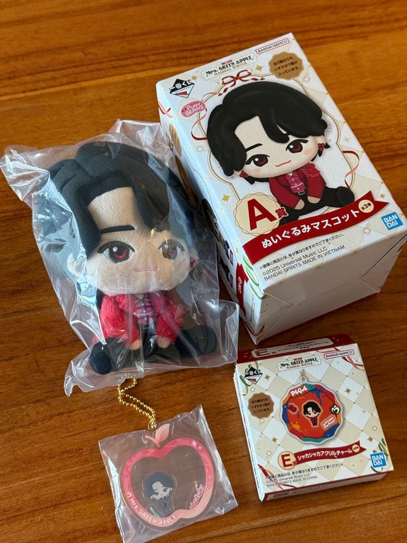 A賞 大森元貴 ぬいぐるみマスコット 新品 一番くじ ミセス おまけ E賞