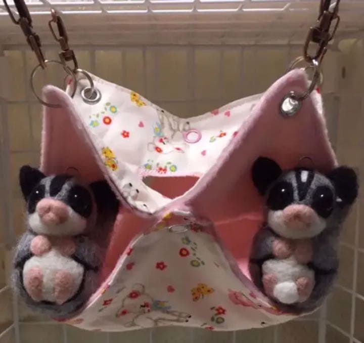 モモンガハウス（うさぎとヤギ）ピンク   秋（夏）春仕様  1850円