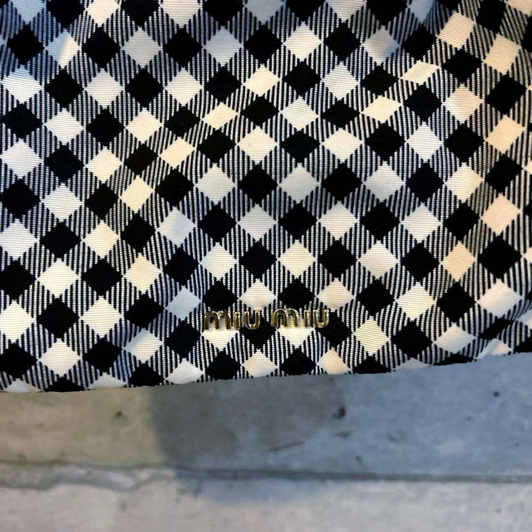 mimiu ギンガムチェックバッグ