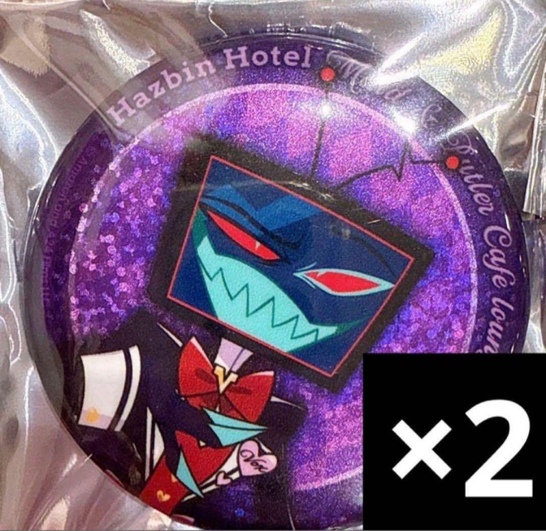 アニメイトカフェ ハズビンホテル ヴォックス Vox 缶バッジ