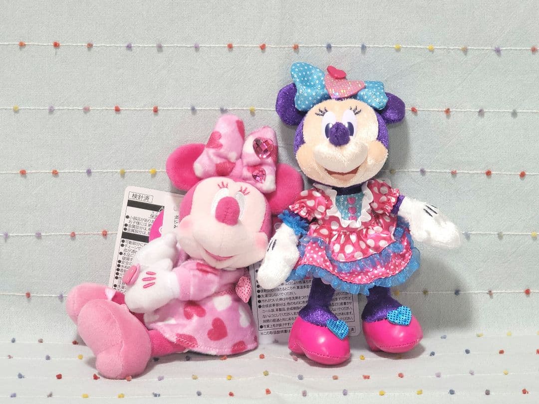 ピンク ミニー ぬいぐるみバッジ 東京ディズニーリゾート