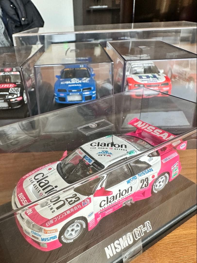 GT-R 1/43 スカイライン　ニスモ　クラリオン　クレ　ユニシアジェクス