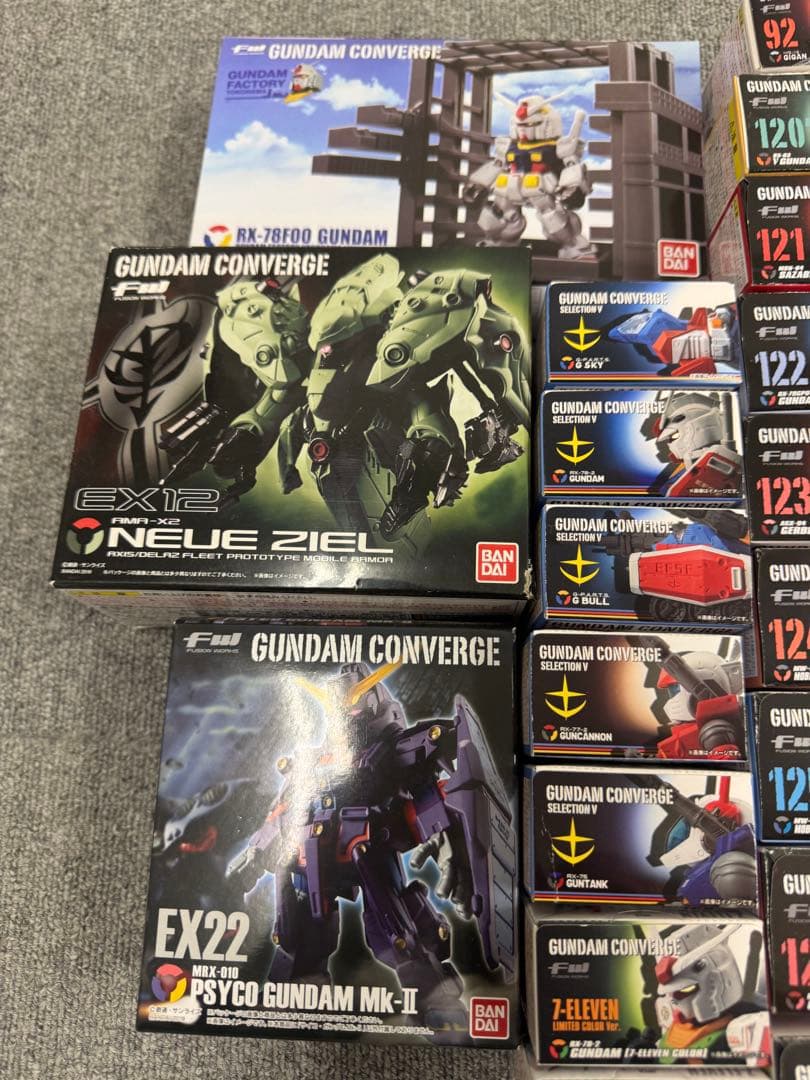 未開封GUNDAM CONVERGE フィギュアセット EX YOKOHAMA