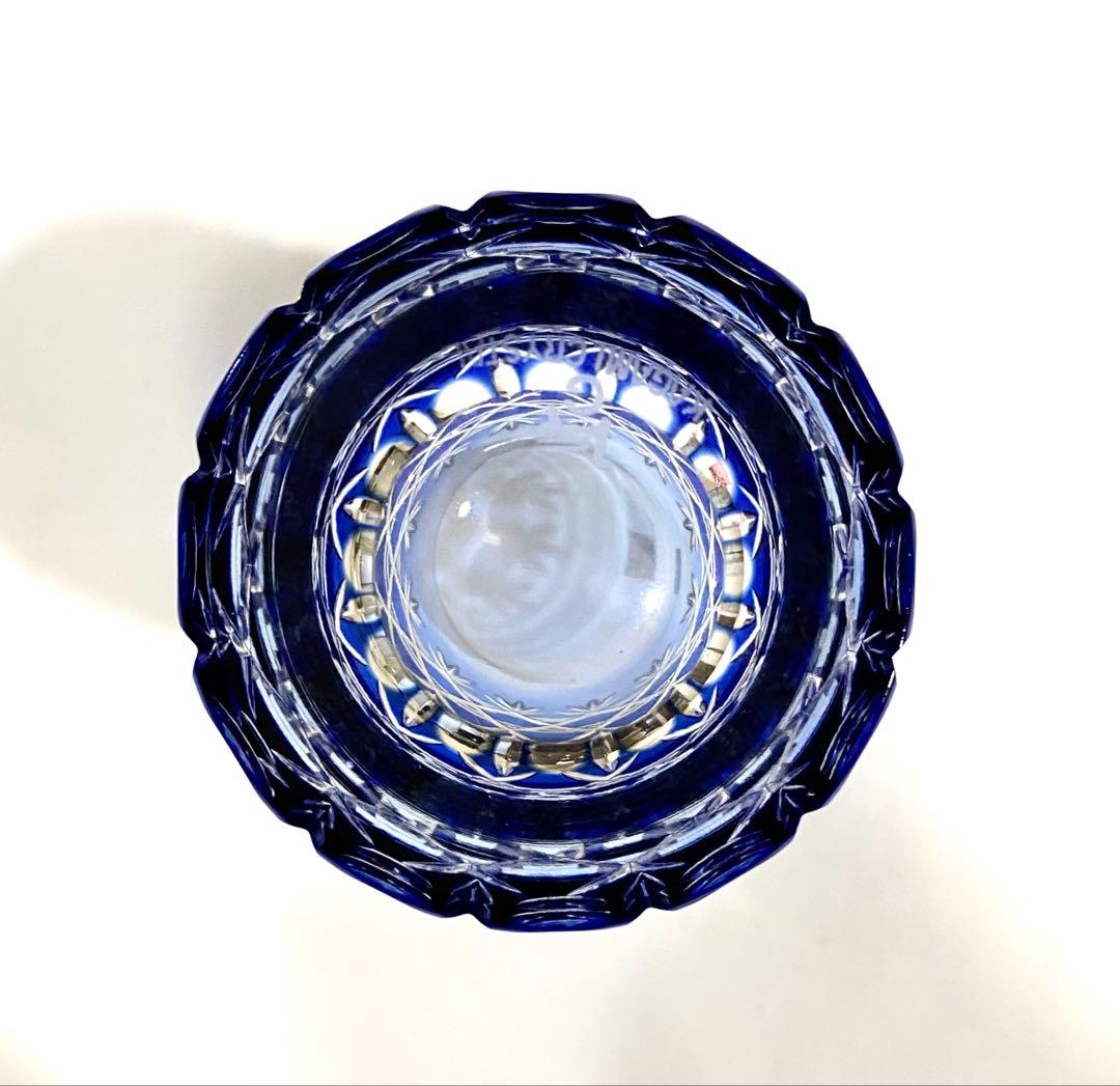 江戸切子　カガミクリスタルのレトロで重厚な　”サンクラール”　ペアタンブラー