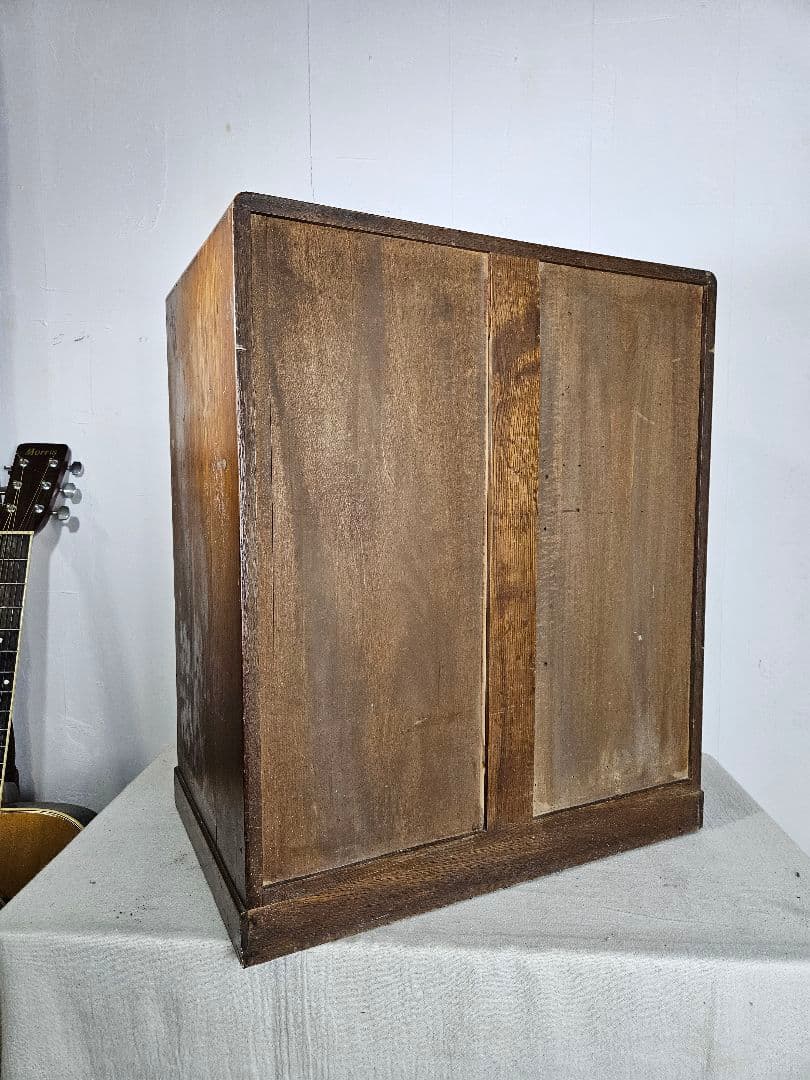 USアンティーク 古い小引出し 12杯 木製 オーク材 古家具 ドロワー