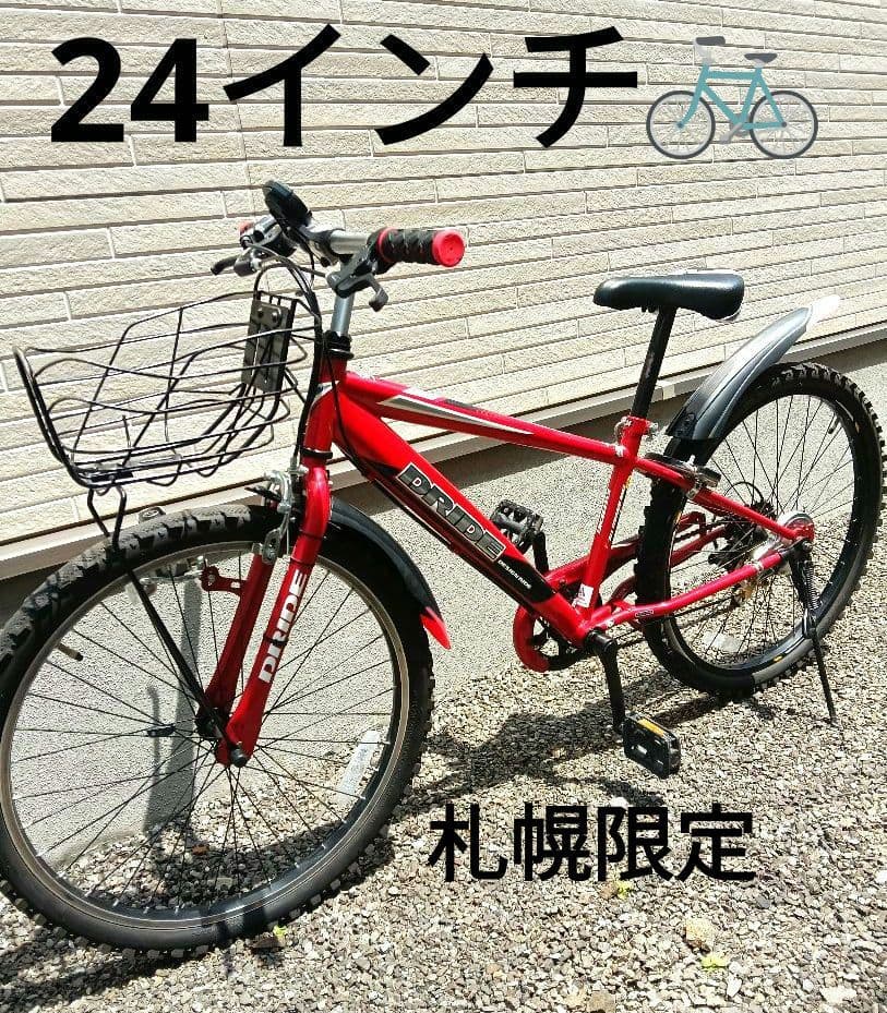 【札幌引取限定】24インチ 自転車 ドライドS3 246-Ⅰ 6段変速 レッド