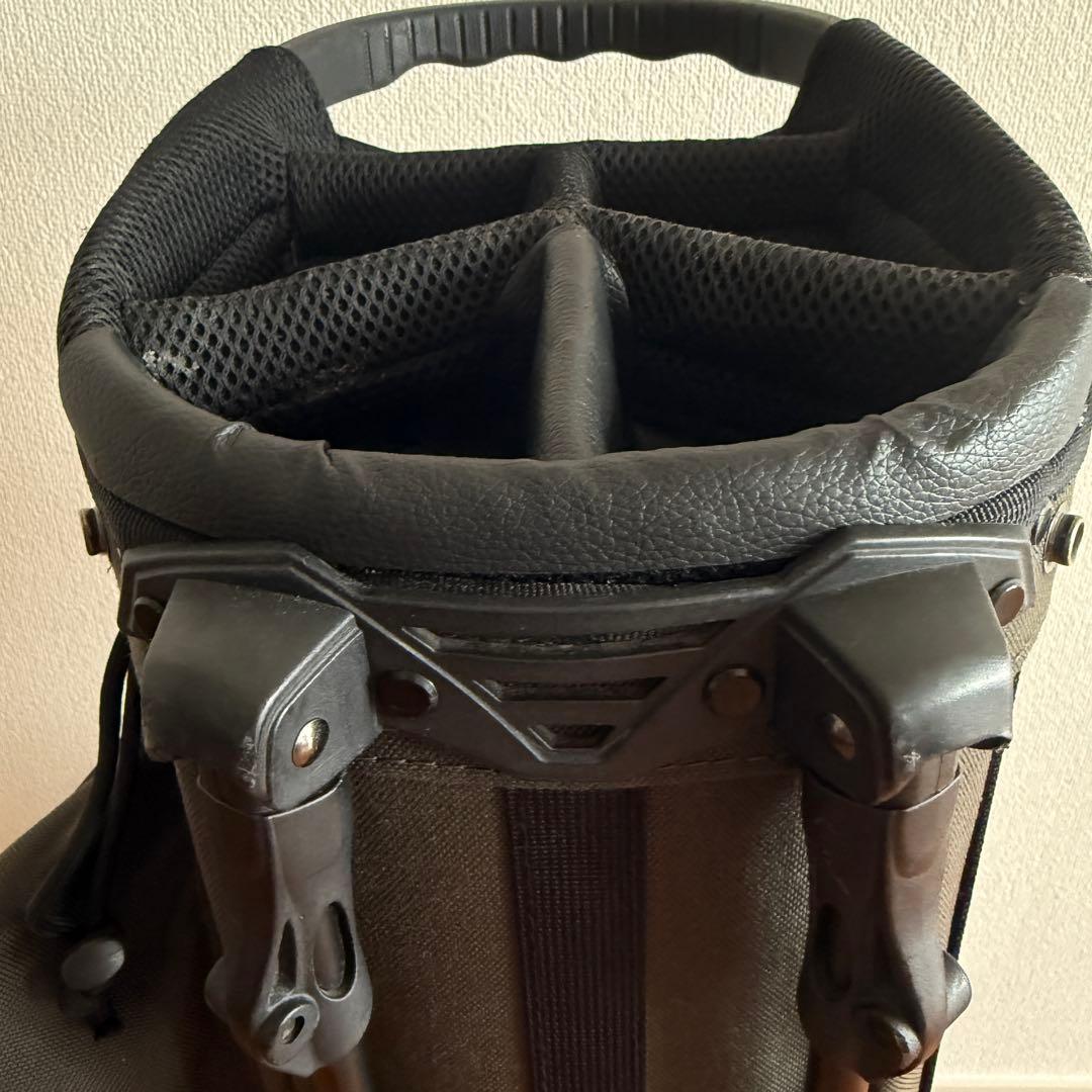 ブリーフィング　キャディバッグ　ショルダー式　スタンド式　軽量　チャコールグレー