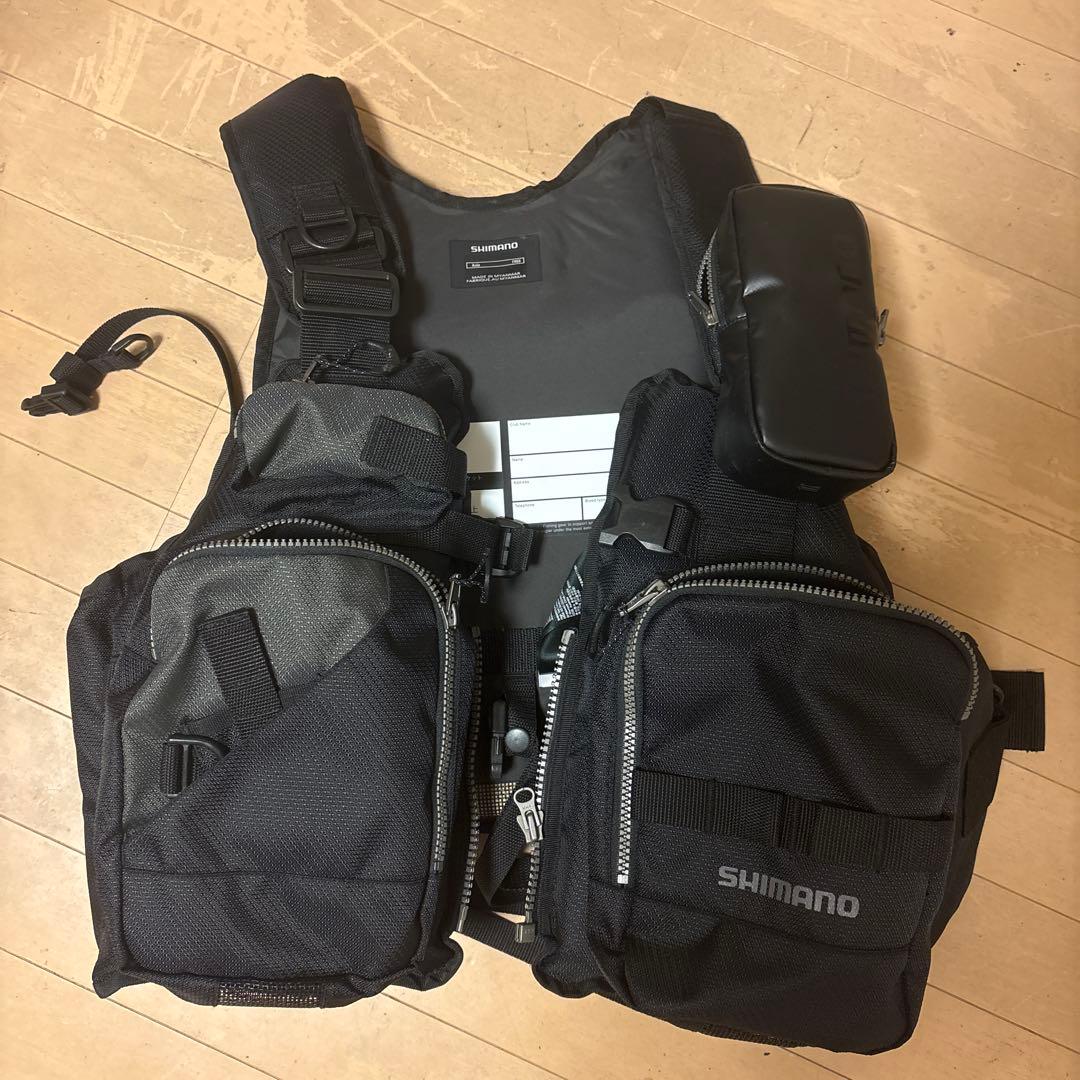 SHIMANO ブラック ライフジャケット L2