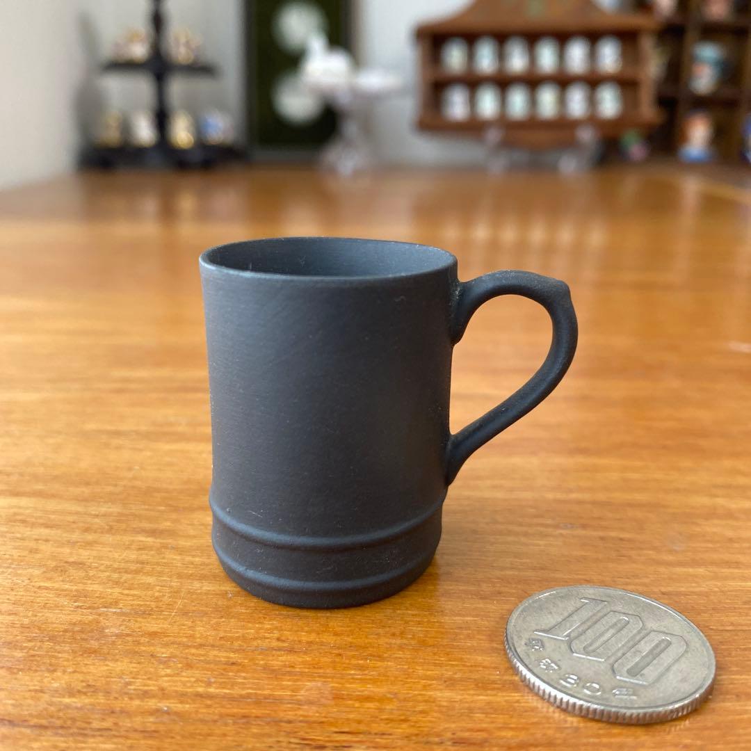 ウェッジウッド ブラックバサルト　ミニチュア　タンカード　マグカップ