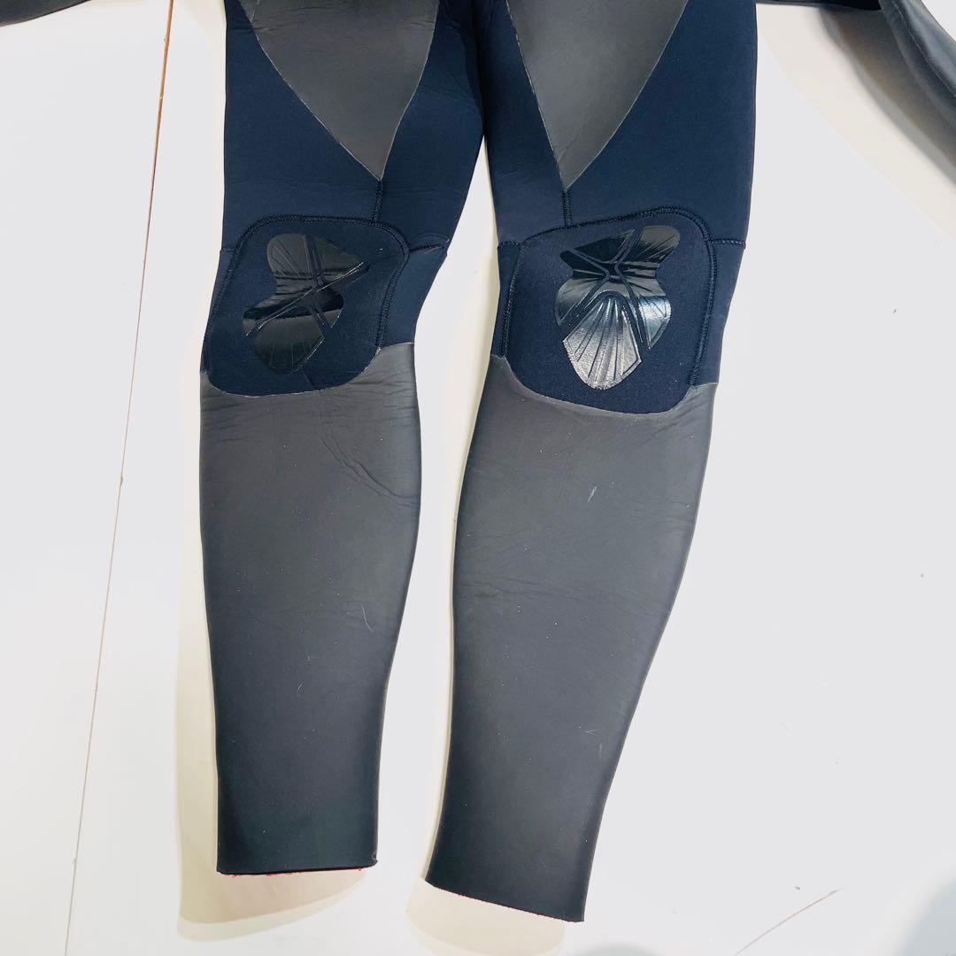 AQUAα セミドライウェットスーツ L 5/3mm ロングチェストジップ