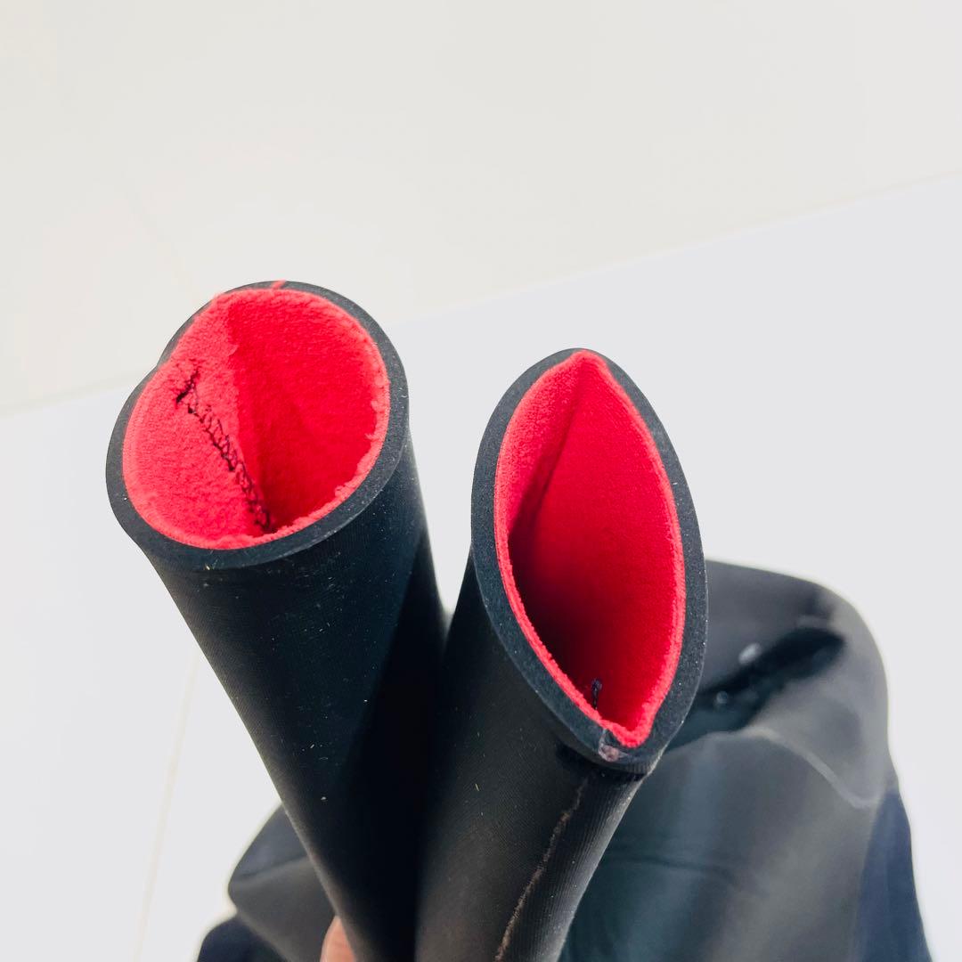 AQUAα セミドライウェットスーツ L 5/3mm ロングチェストジップ