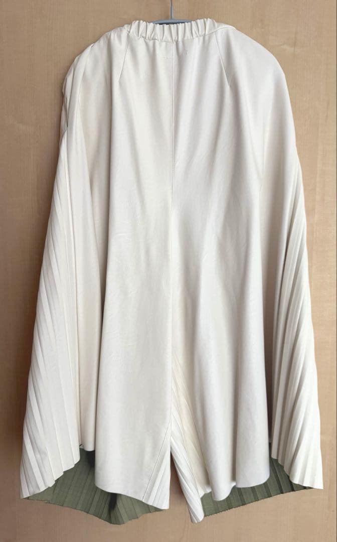 MM6 Maison Margiela プリーツパンツ レザー　メゾンマルジェラ