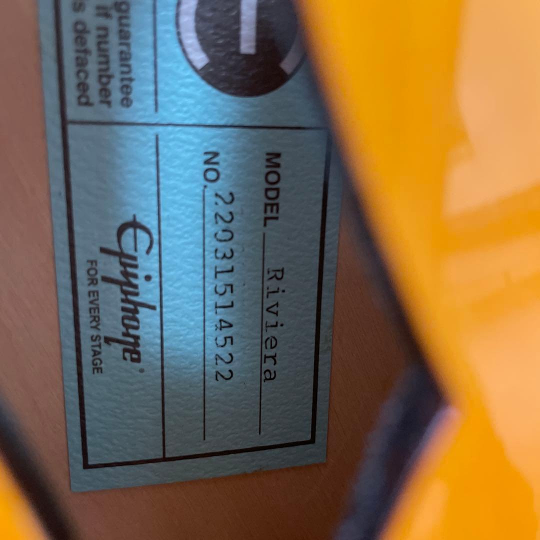 Epiphone リビエラ