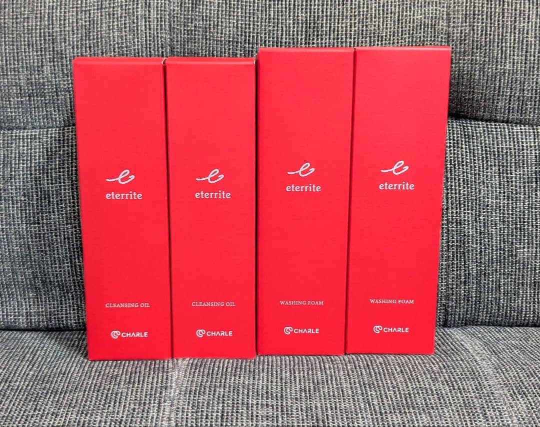シャルレ◆エタリテ クレンジング&洗顔 4本◆新品