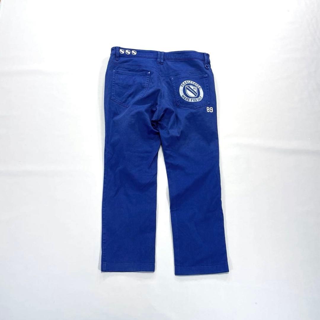 パーリーゲイツ　大きいサイズ　6/LL ロングパンツ　ブルー　オールシーズン