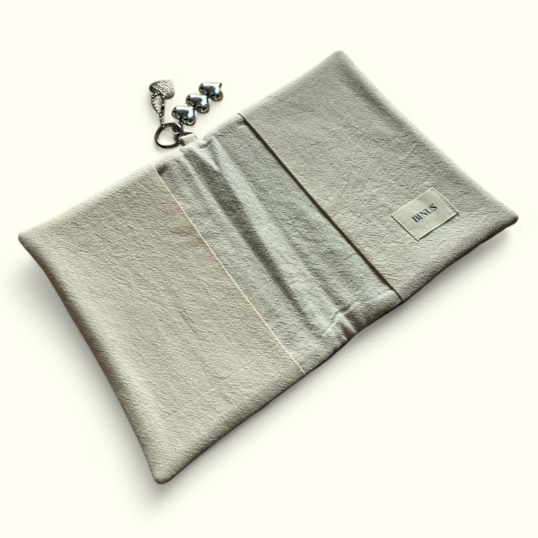 韓国ヌビ♡バインダーカバー♡水色　A6貯金SAVING