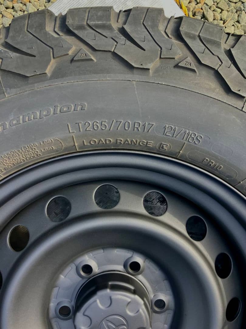 FJクルーザー 純正スチールホイールBFGoodrich All-Terrain