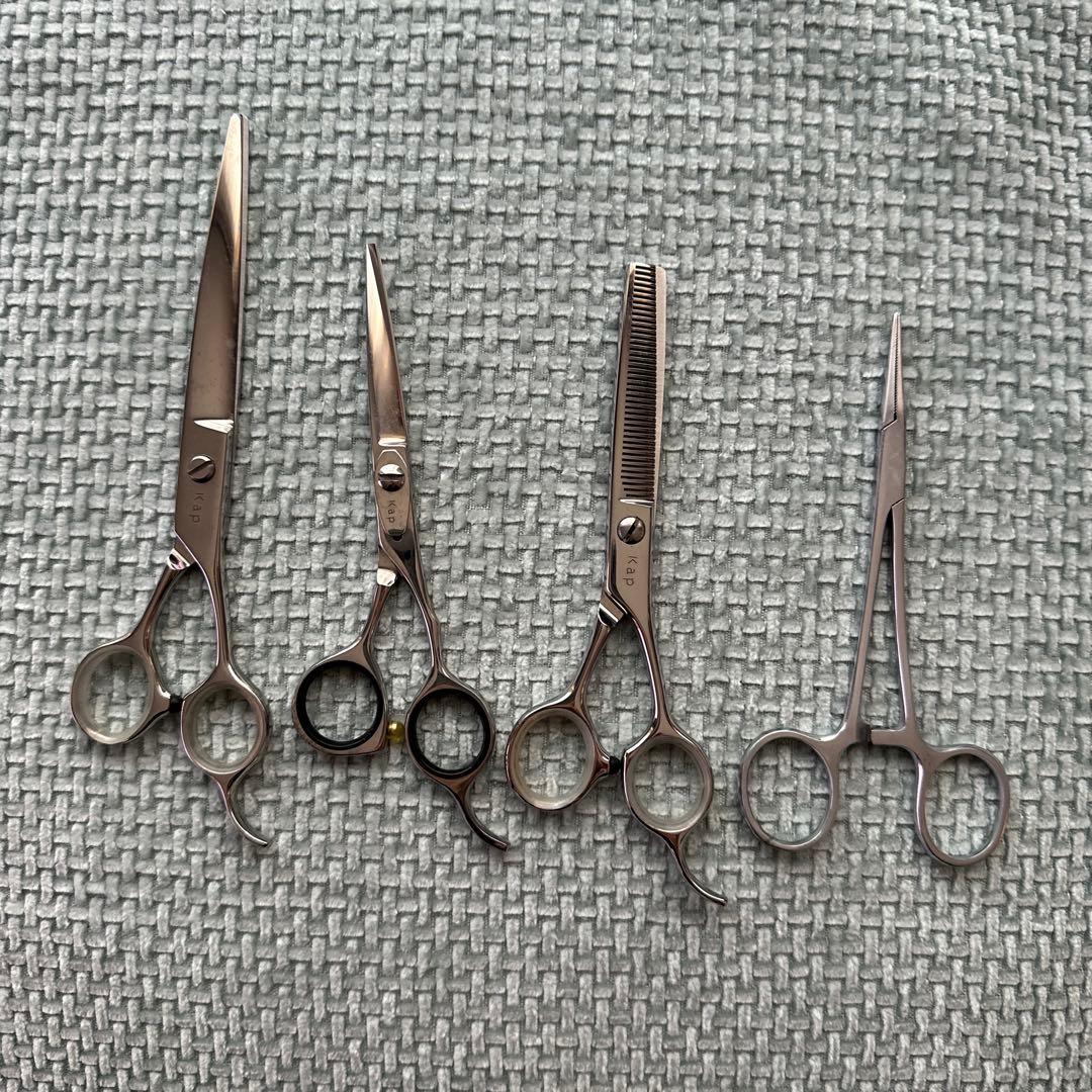 トリミングハサミ 4本セット