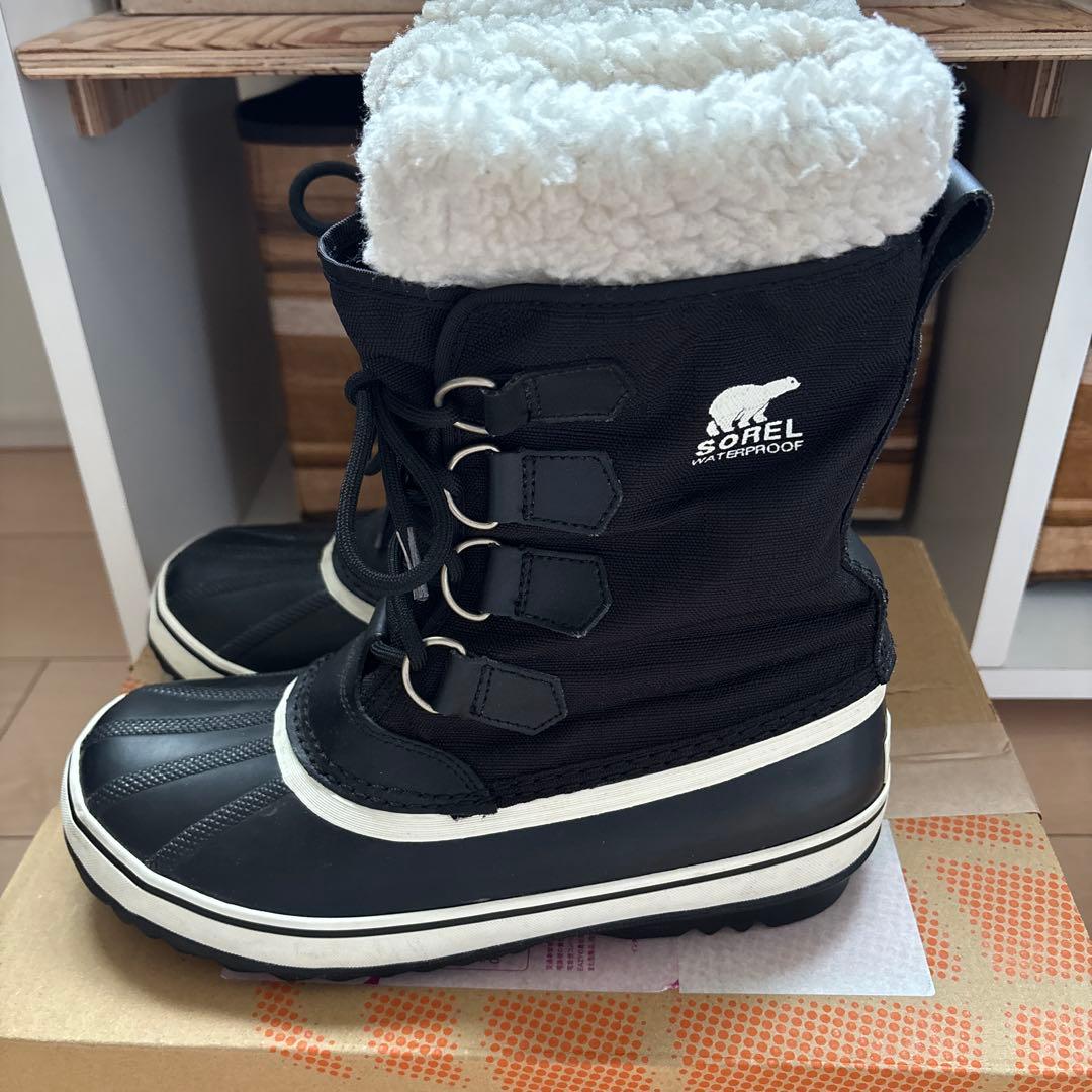 美品 ソレルSORELスノーブーツ 防寒防水 ウォータープルーフ　25cm