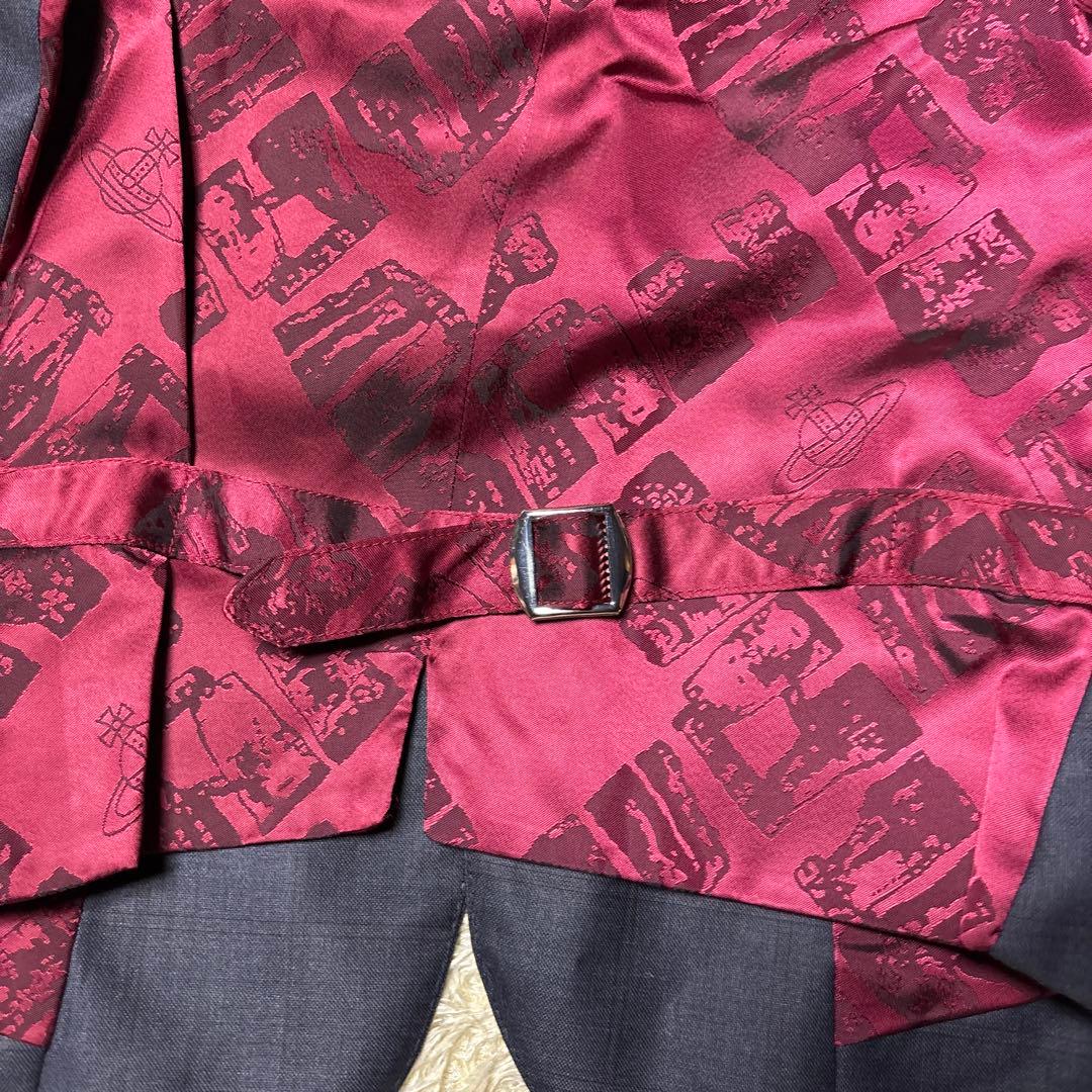 Vivienne Westwood MAN ベスト ジレ オーブ 結婚式 裏地柄