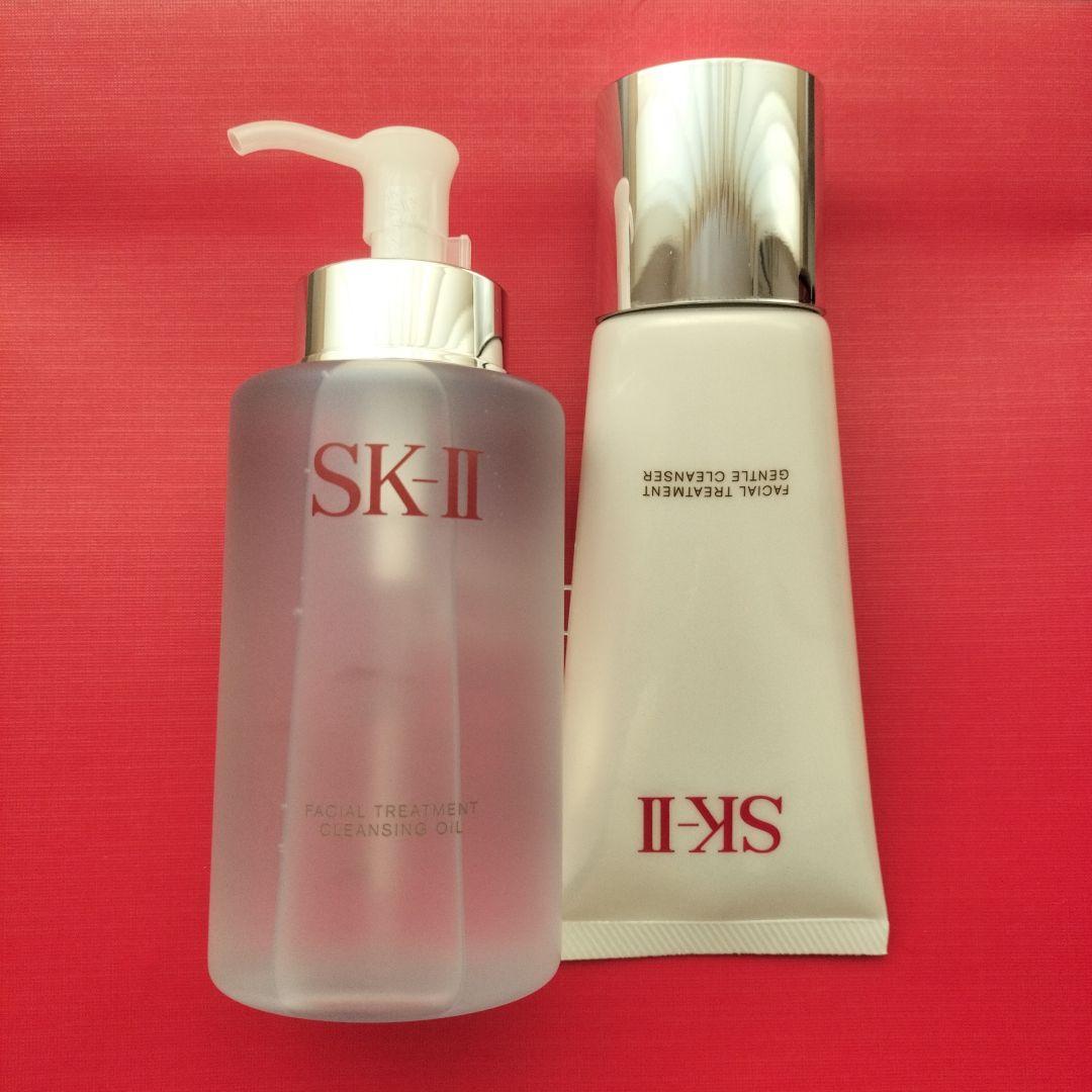 ✩新品✩SK-IIフェイシャルトリートメント クレンジングオイル＆洗顔料セット