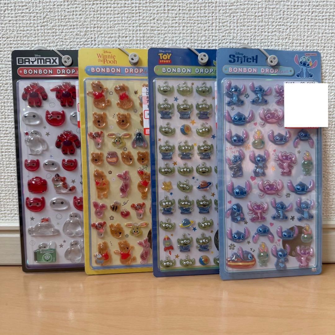 【正規品】ボンボンドロップシール　ディズニー