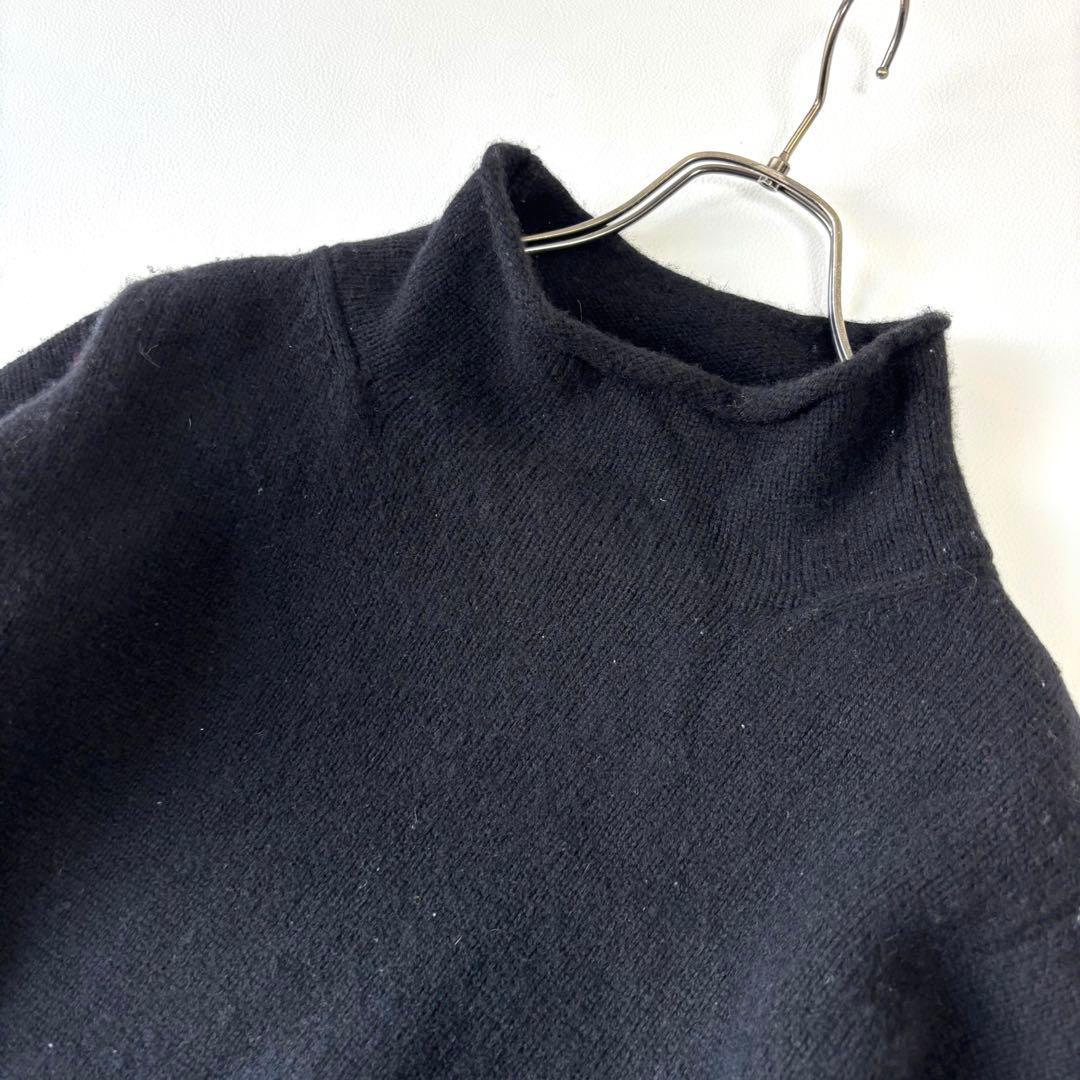 【yasu☺︎】ヨウジヤマモト クラッシュ加工 ニット 2 モックネック