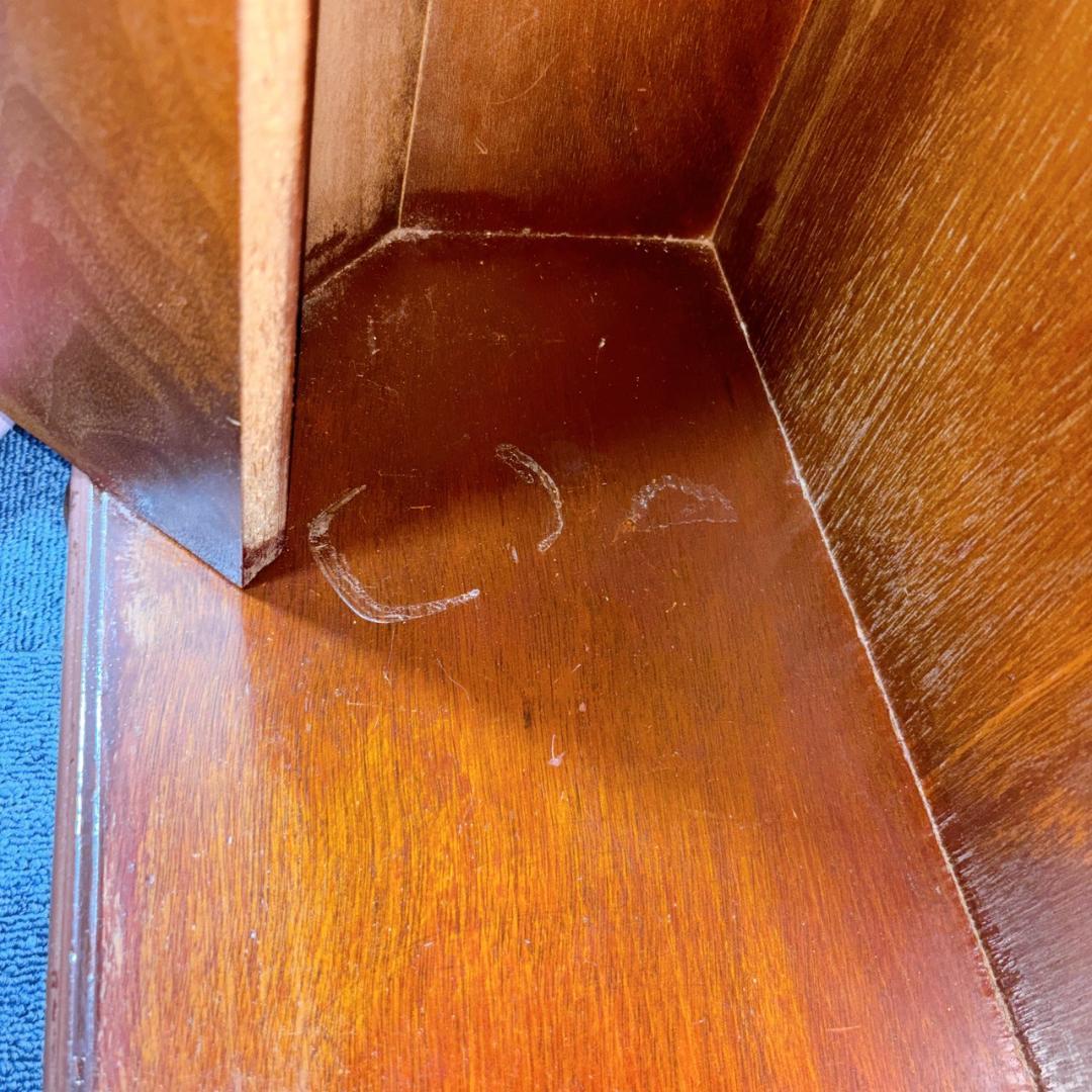 イタリア製 西洋 アンティーク家具 コンソール キャビネット 飾り棚