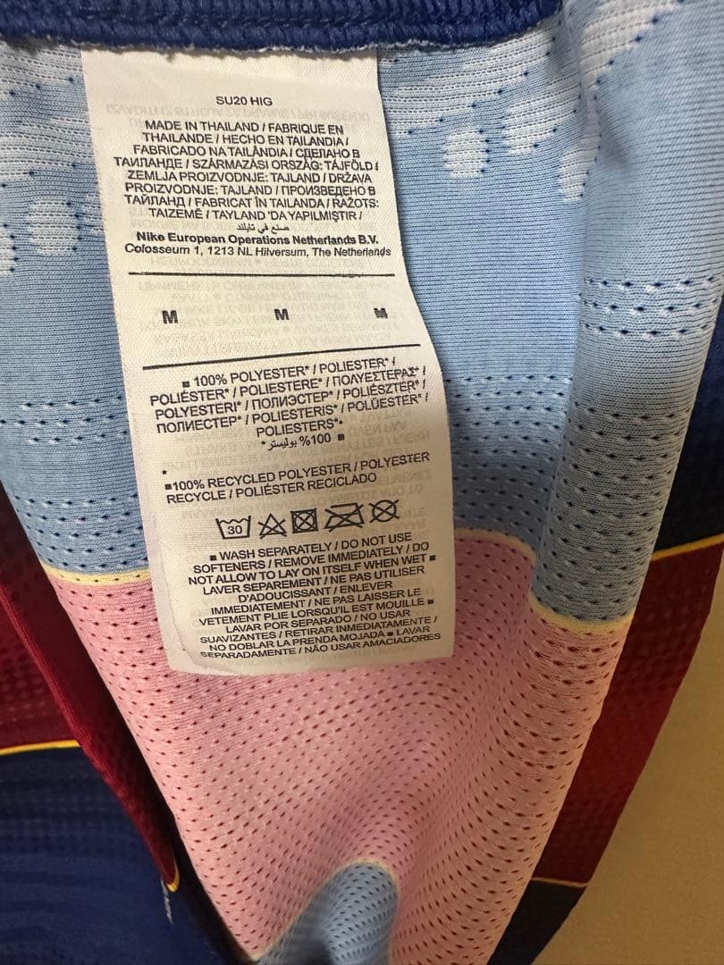 【メッシ#10】バルセロナ ユニフォーム 20/21 Mサイズ オーセンティック