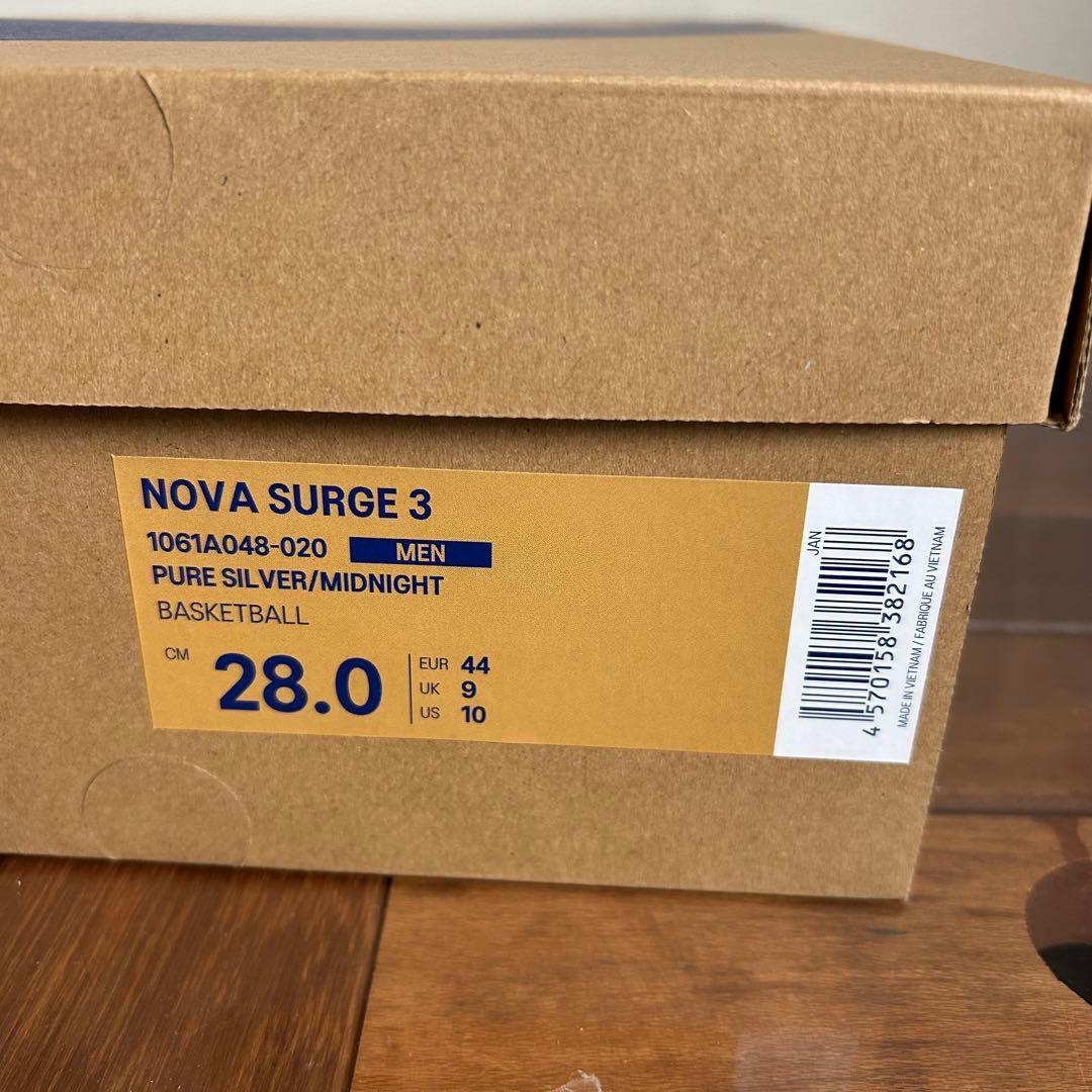 【渡邊雄太選手着用】ASICS アシックス ノヴァサージ3 28cm