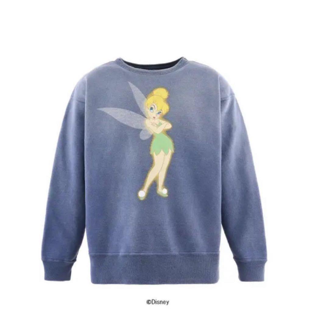 セントマイケル26SS新作Disneyコラボ TINKER BELLスウェットL