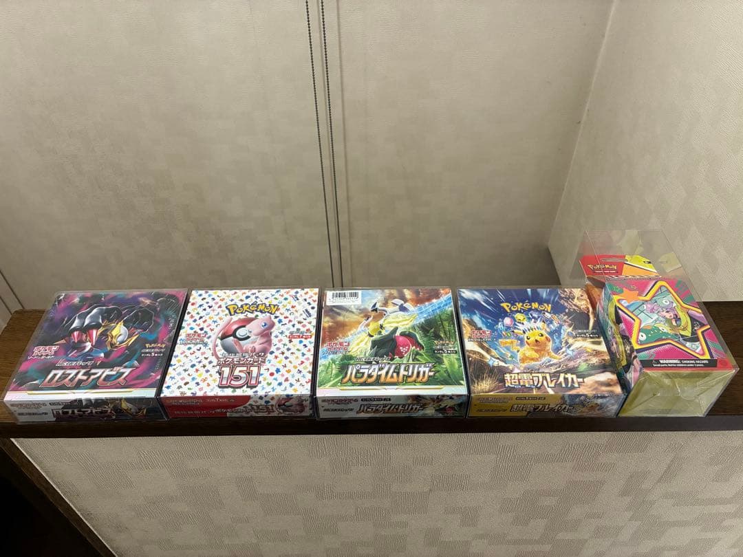 ポケモンカード　5BOX シュリンク付き　ケース付き