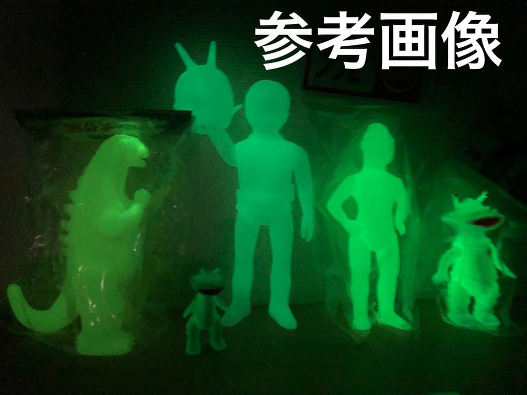 仮面ライダーV3ソフビ★蓄光1体★足裏ポピー　石森プロ　未開封