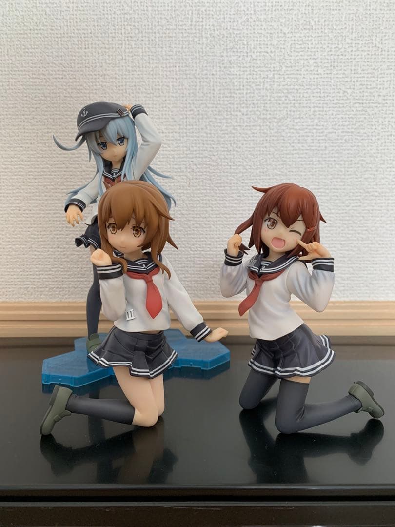 コトブキヤ　艦これフィギュア　響　雷　電　アニメver