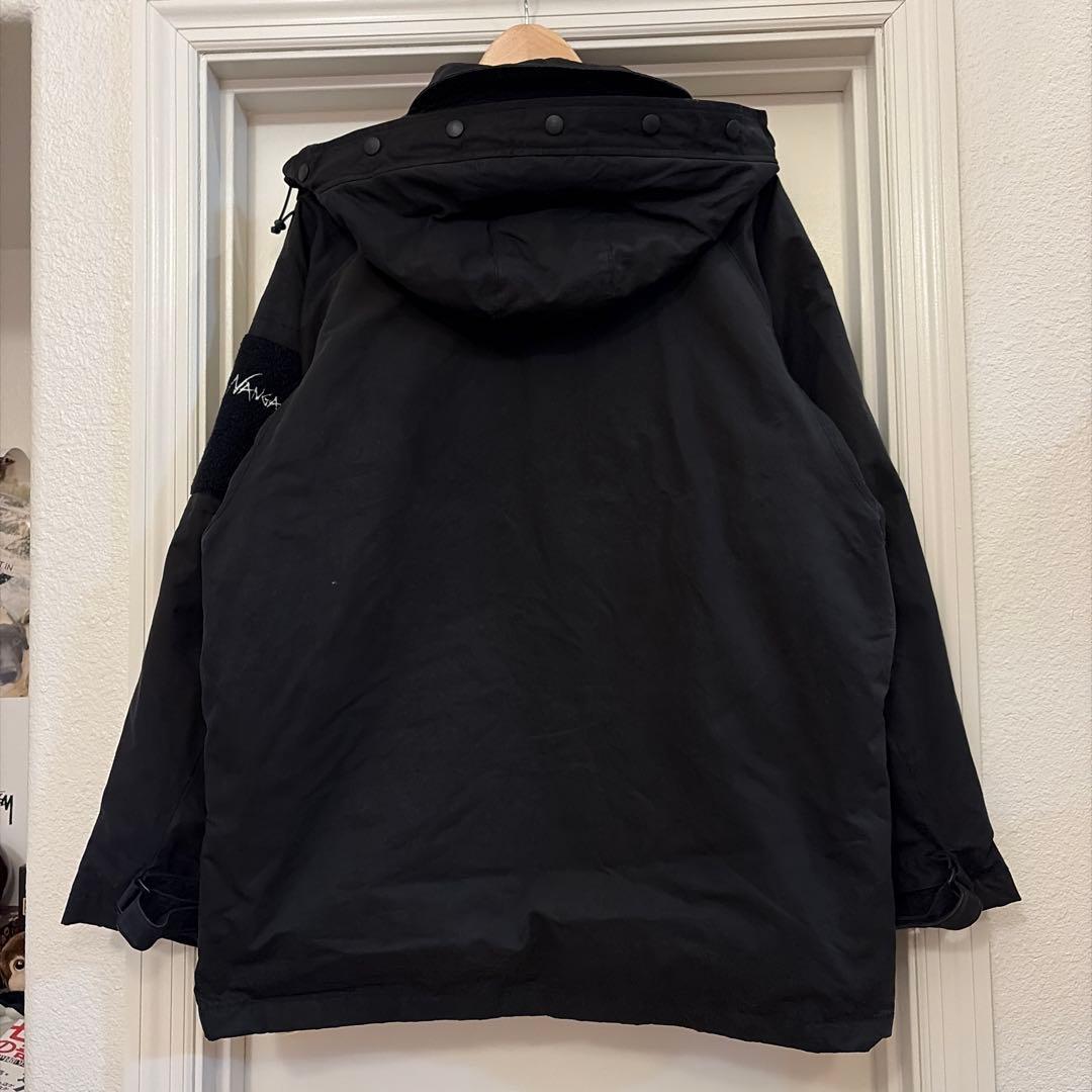 NANGA ブラック ダウンジャケット
