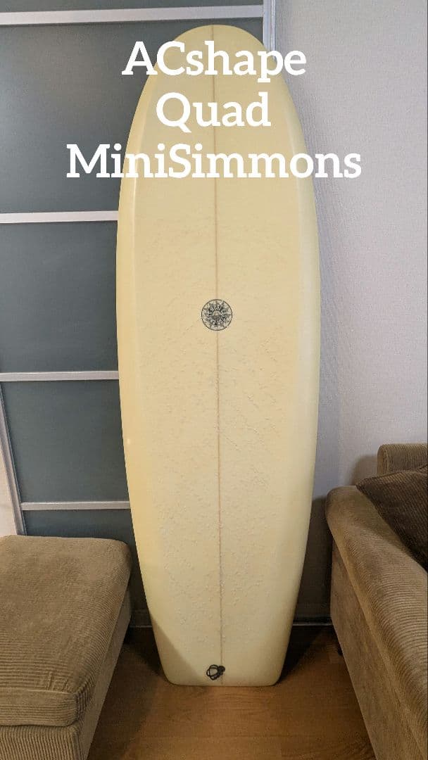 サーフィン・ボディボード ACshape Mini Simmons 6'2\