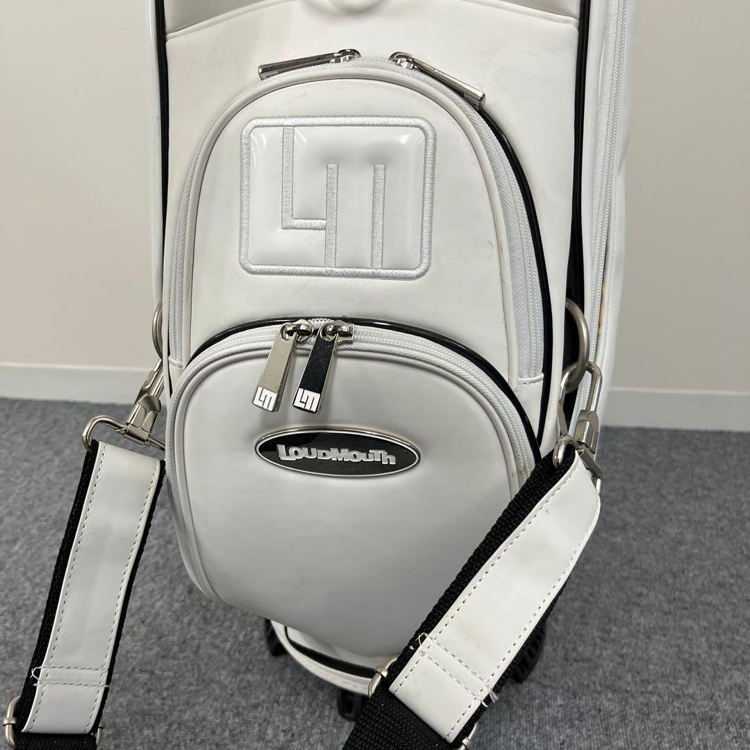 ラウドマウス キャディバッグ シャガデリックホワイト