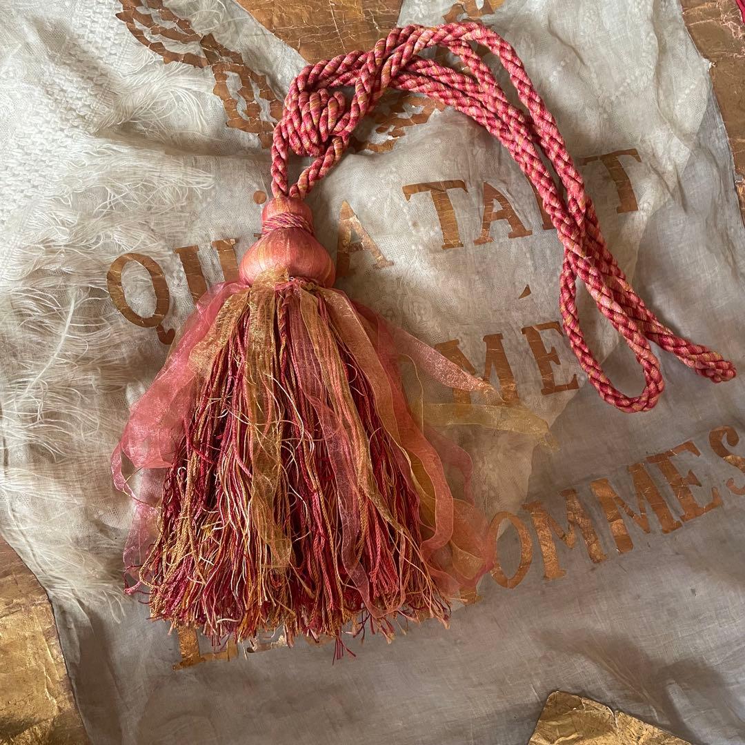 フランスアンティーク♪特大 装飾的なタッセル　ブロカント