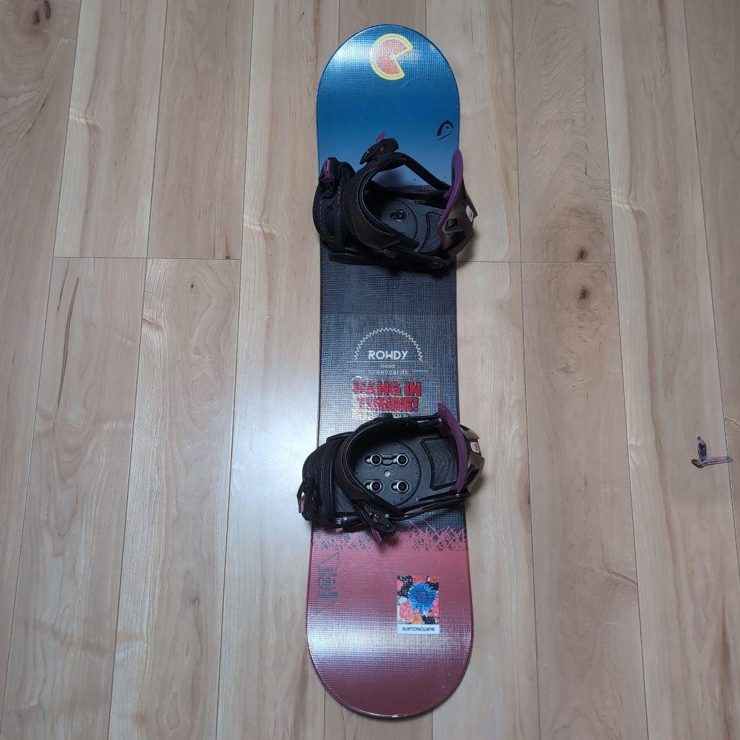 ジュニアキッズ　ヘッドスノーボード　サイズ110cm　バインディングセット