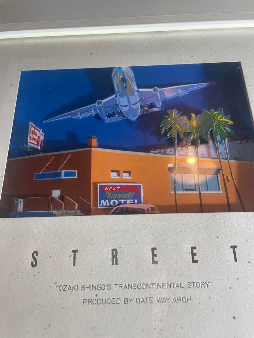 尾崎眞吾　アメリカンドリーム　立体絵画　アート　ヴィンテージ