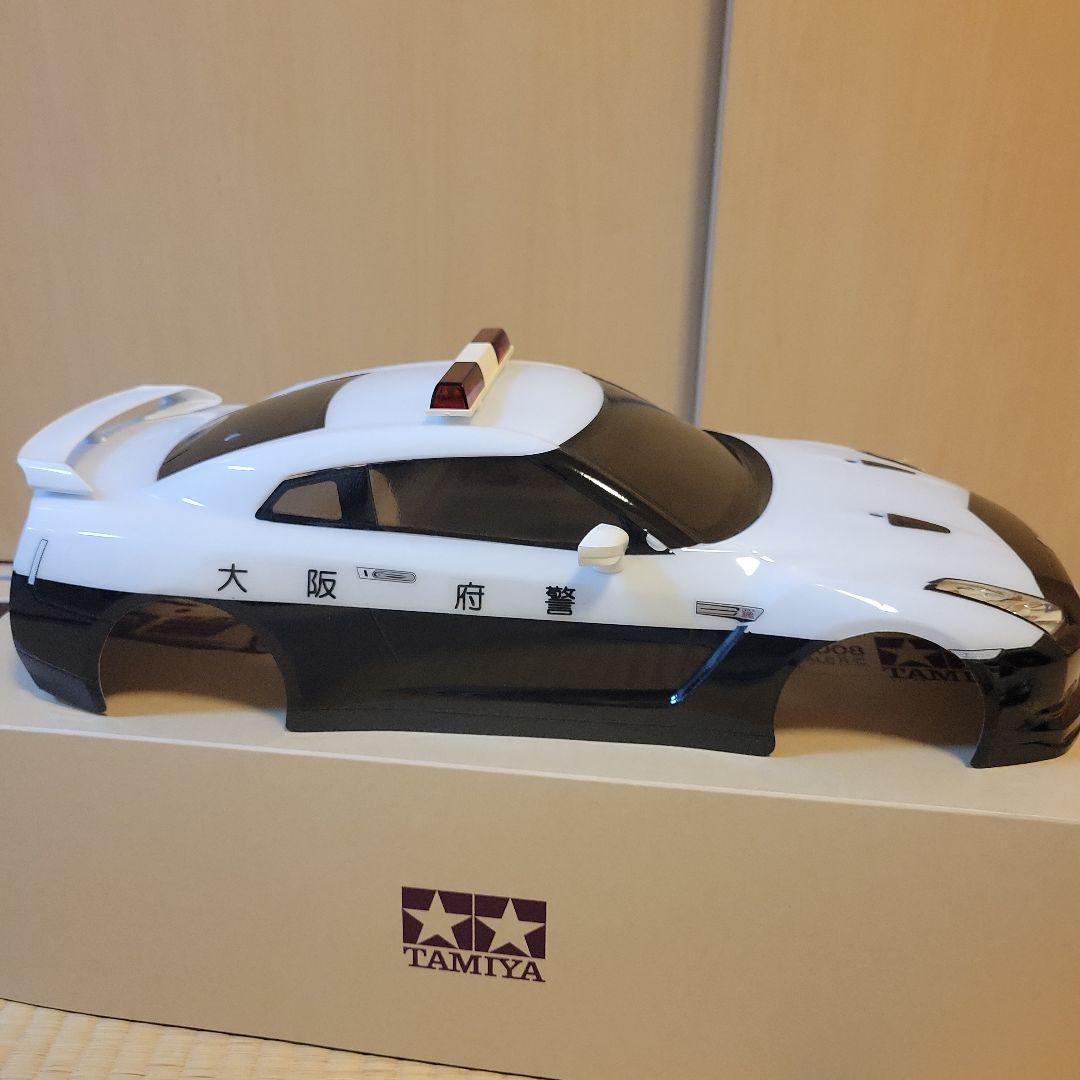 1/10RCタミヤGTR35ボディ、パトカー仕様