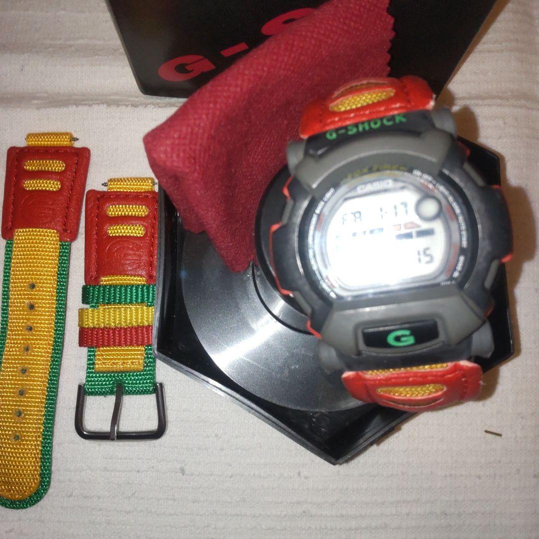 G-SHOCK DW-002 BM-9 ラスタ 換えベルト付き