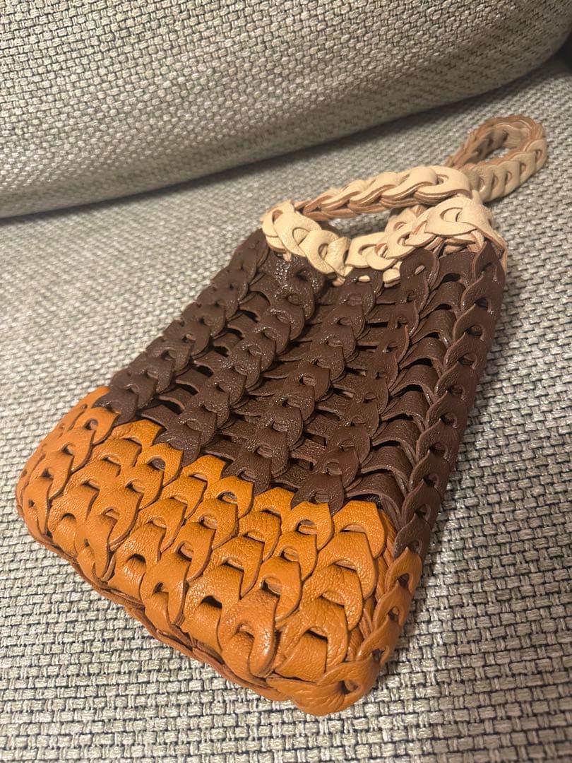 イルミーチョ‼️BOHO⭐️限定‼️巾着‼️バイカラー‼️美品⭐️