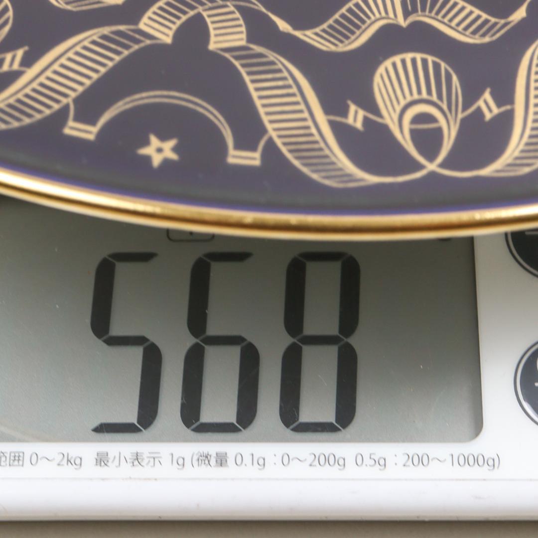 SEVRES セーブルブルー リボンと星 プレート 26cm 箱付